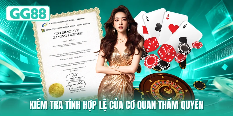 Kiểm tra tính hợp lệ của cơ quan thẩm quyền